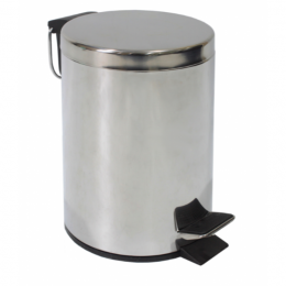 Dustbin 5lt Stainless Steel With Pedal
