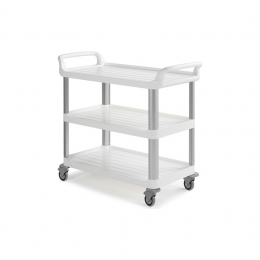 SILVER SERVICE TROLLEY