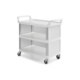 SILVER SERVICE TROLLEY